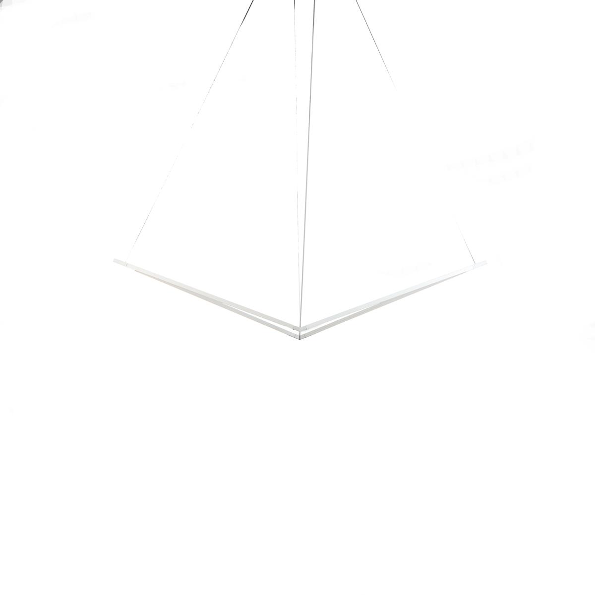 Koncept ZBP-24-B-SW-MWT-CNP Z-Bar LED 14.68 inch Matte White Pendant Ceiling Light, Bird